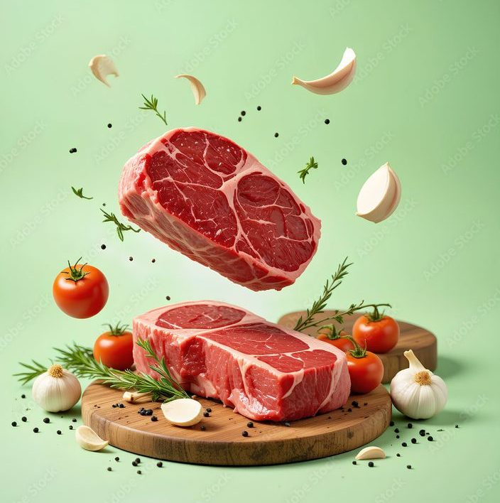 Premium halal beef cuts